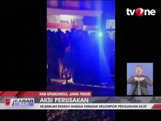 Download Video: Polisi Jaga Ketat Lokasi Bentrokan Warga dan Pesilat