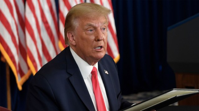 Trump abruptly escorted from briefing after shooting near WH