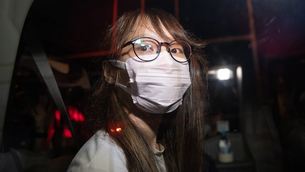 Hong Kong opposition activist Agnes Chow swept up in Hong Kong arrests under security law