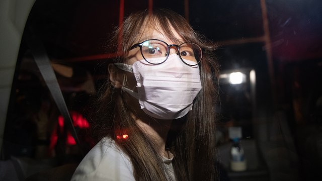 Hong Kong opposition activist Agnes Chow swept up in Hong Kong arrests under security law
