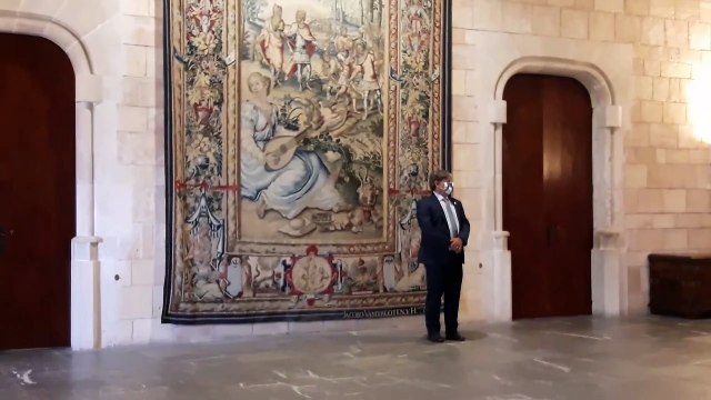 Audiencia del rey Felipe VI con el presidente del Parlament, Vicenç Thomas