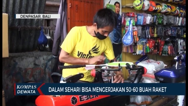 Jasa Servis Raket Meningkat Di masa Pandemi, Sehari 50 Raket