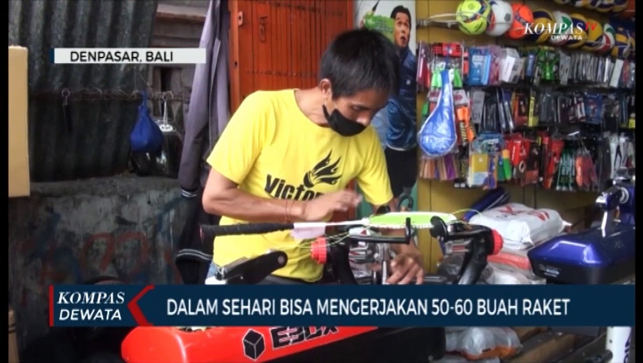 Jasa Servis Raket Meningkat Di masa Pandemi, Sehari 50 Raket