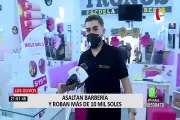 Los Olivos: asaltan barbería y roban más de 10 mil soles