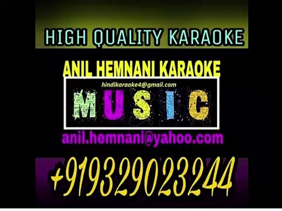 MAAHI VE KARAOKE WITH MALE VOCAL-KAANTE-EXCLUSIVE