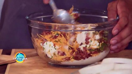 Prepara con el chef Mariano unos aros de cebolla rellenos de cremozone. | Venga La Alegría
