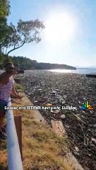 Καταστροφές στην παραλία του Ωρωπού