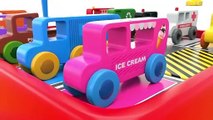 Learn Colors with Car Parking Street Vehicles Toys  - Educational Videos - Toy Cars for KIDS