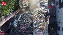 Bahçelievler'de depremden sonra boşaltılan iki bina yıkıldı
