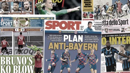 Le Barça a trouvé son plan anti-Bayern, Bruno Fernandes met l'Angleterre à ses pieds