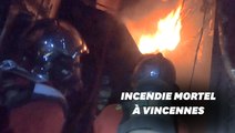 À Vincennes, un incendie 