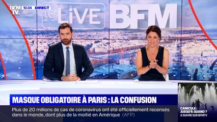 Masque obligatoire à Paris : la confusion - 11/08