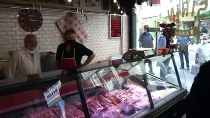 Bursa protokolü maske denetimine katıldı