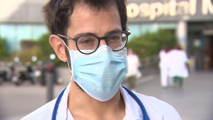 Pedro Viaño Nogueira, médico residente del Hospital Niño Jesús