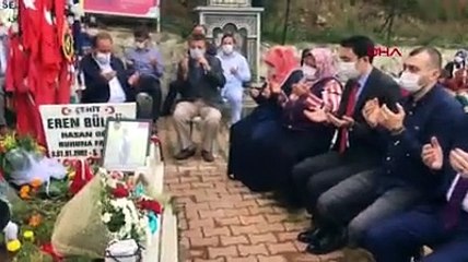 Eren Bülbül, ölümünün 3'üncü yıl dönümünde mezarı başında anıldı