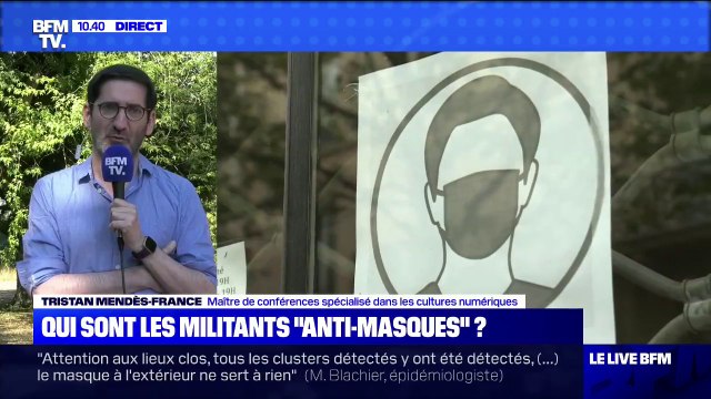 Tristan Mendès-France (maître de conférence): Ce mouvement anti-masque est le symptôme d'une défiance généralisée de la parole d'expertise