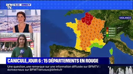 Canicule, jour 6 : 15 départements en rouge - 11/08