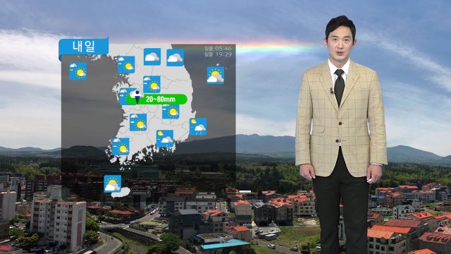 [날씨] 수도권 소강, 충청 이남 곳곳 비...내일 열대야에 무더위 / YTN