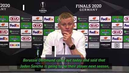 Solskjaer refuses to comment on Sancho