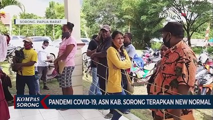 Pandemi Covid-19, ASN Kab. Sorong Terapkan New Normal