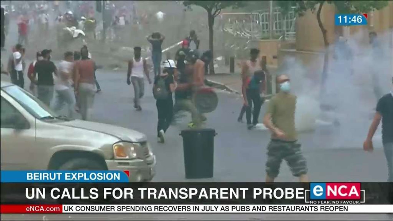 UN calls for transparent probe into Beruit explosion