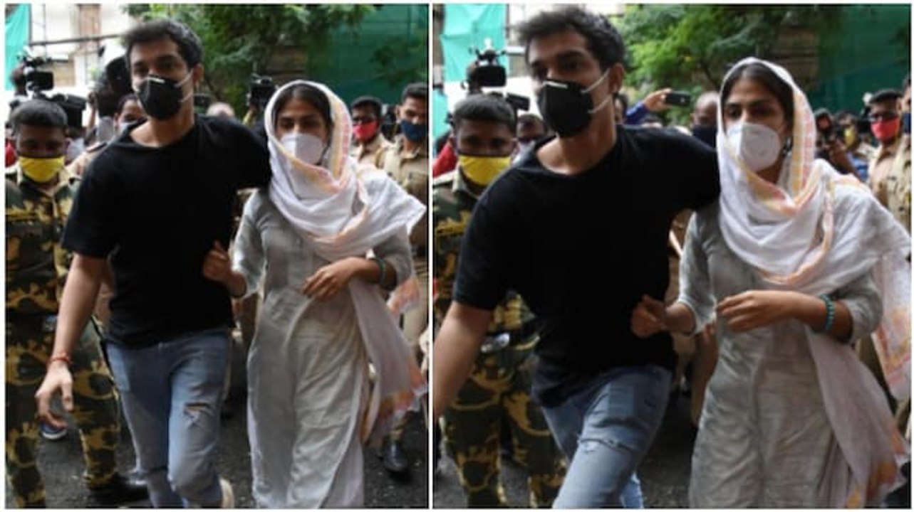 Watch: Rhea Chakraborty and brother Showik questioned by the ED