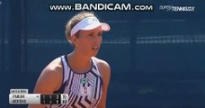 Jasmine Paolini sconfitta contro Elise Mertens - WTA Praga 2020 - 1° Turno - Credit: @Supertennis