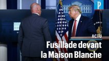 Etats-Unis : Donald Trump évacué pendant un point presse après des tirs