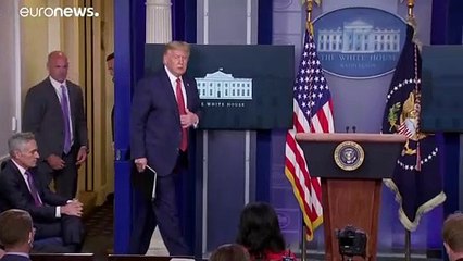 Trump es evacuado de su habitual rueda de prensa por un tiroteo cerca de la Casa Blanca