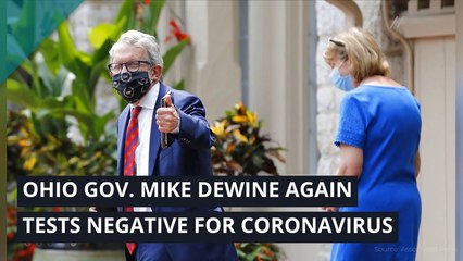 Ohio Gov. Mike DeWine again tests negative for coronavirus, and other top stories from August 11, 2020.