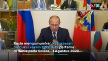 Putin Umumkan Rusia Sukses Produksi Vaksin Corona