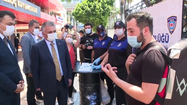 Vali Yazıcı, Kovid-19 tedbirlerini denetledi - ANTALYA
