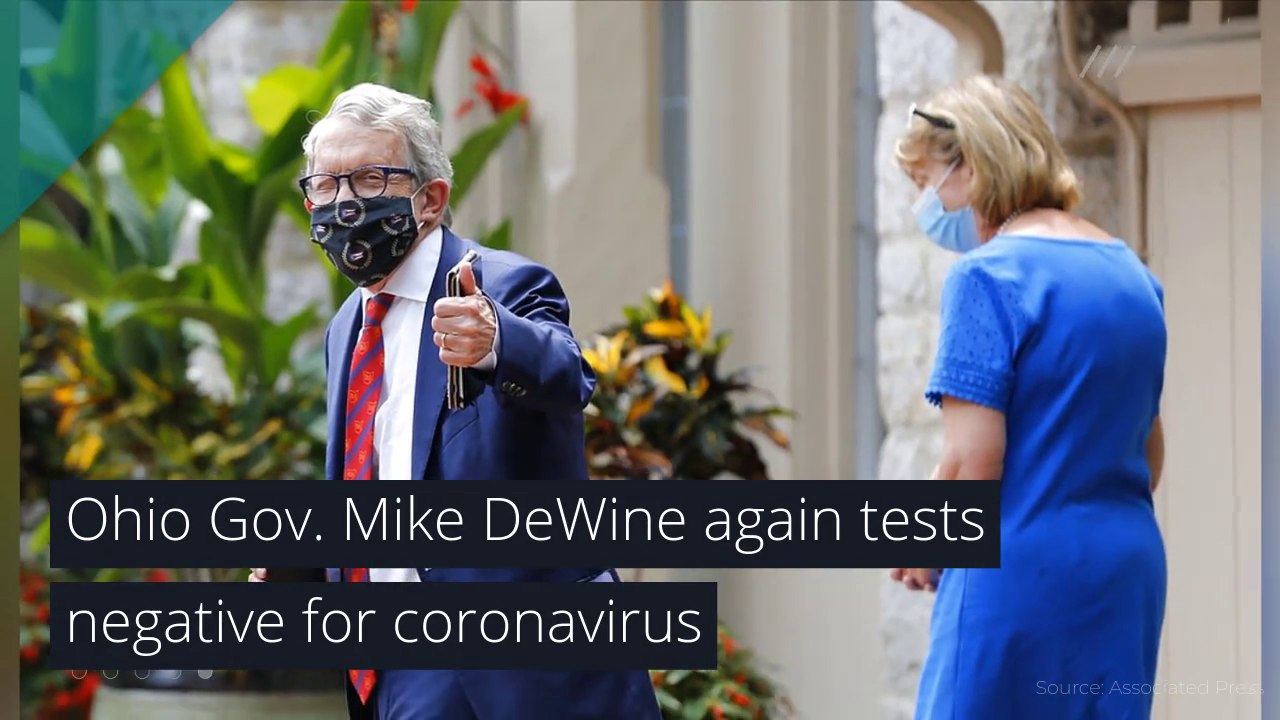 Ohio Gov. Mike DeWine again tests negative for coronavirus, and other top stories from August 11, 2020.