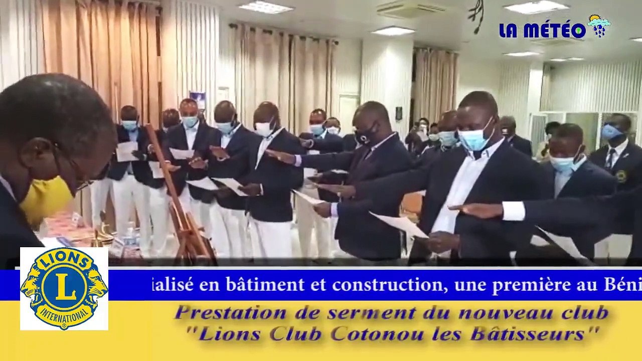 Lions club : Naissance d'un club spécialisé en bâtiment et construction, une première au Bénin