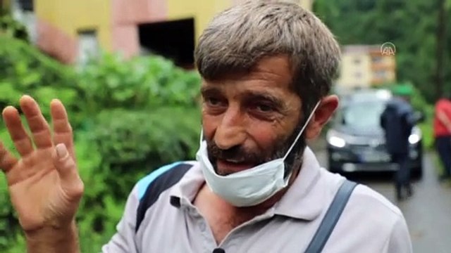 Şiddetli yağışın ardından temizlik ve hasar tespit çalışmalarına başlandı - RİZE