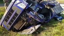 Motorista morre após tombar carreta na rodovia BR-467