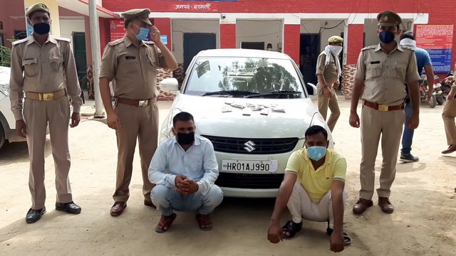 कांधला पुलिस ने 15 लाख की स्मैक के साथ दो तस्कर को किया गिरफ्तार
