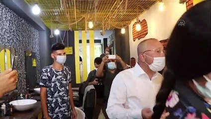 Denizli Valisi Atik, Kovid-19 tedbirlerini denetledi