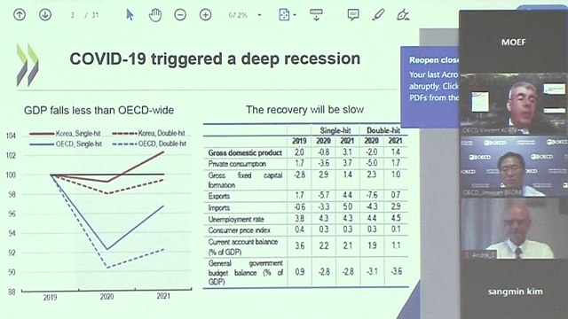 OECD, 한국 성장률만 상향...37개 회원국 중 1위 / YTN