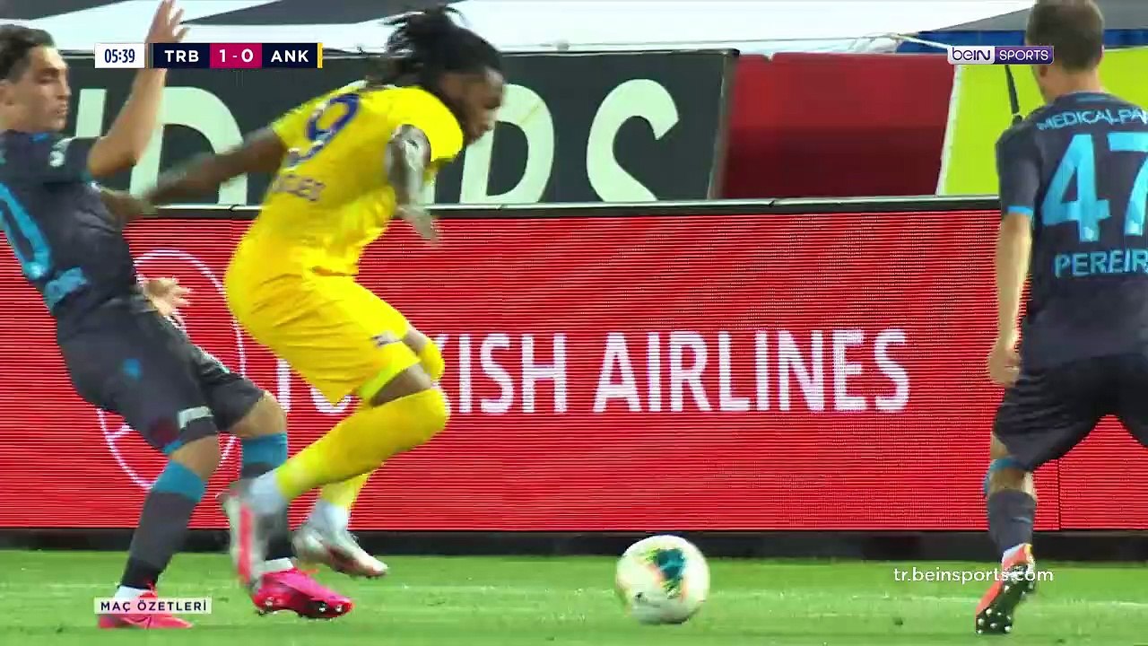 Trabzonspor 1 - 1 MKE Ankaragücü Maçın Geniş Özeti ve Golleri