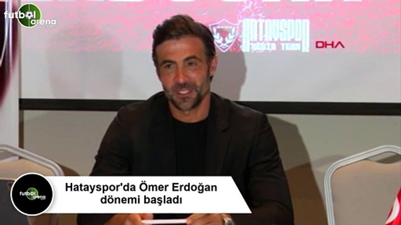 Hatayspor'da Ömer Erdoğan dönemi başladı