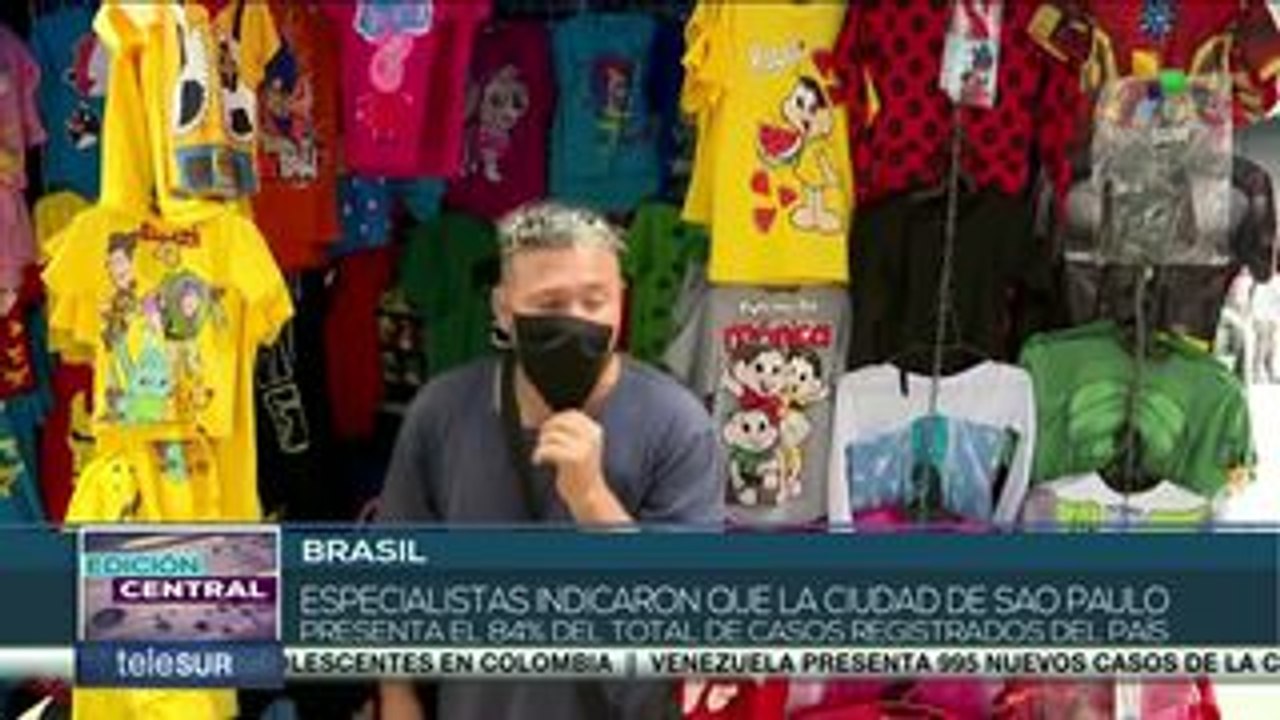 Brasil supera los 3 millones de contagiados con la COVID-19