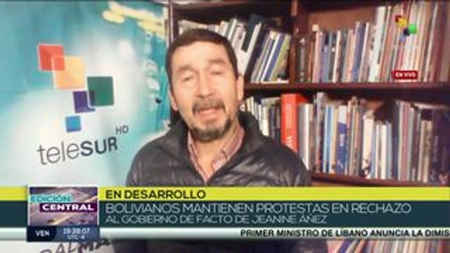 Bolivia: manifestantes denuncian represión por parte del Gob. de facto