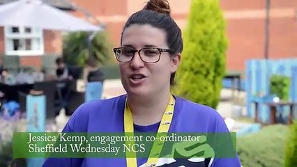 Sheffield Wednesday NCS team volunteer at Alpine Lodge care home