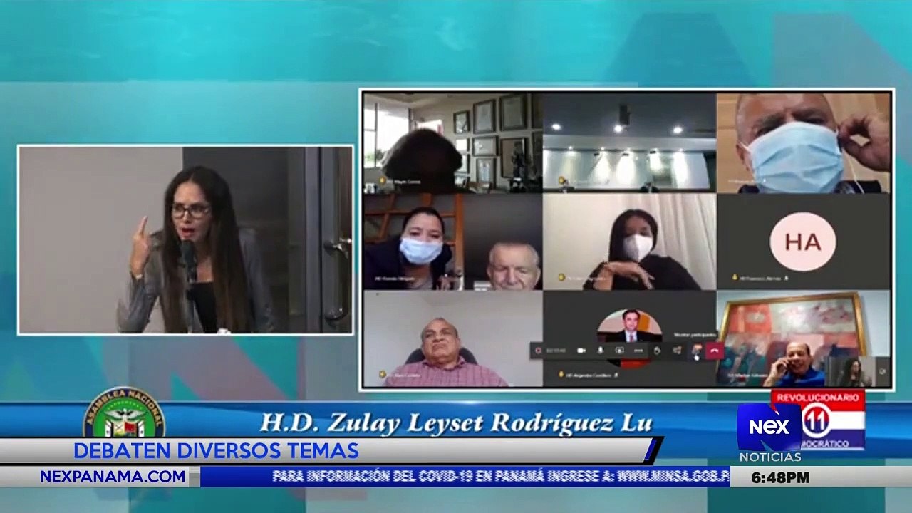 Comisiones debaten diversos temas en modalidad virtual  - Nex Noticias