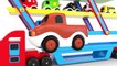 Learn Colors with Toy Street Vehicles and Preschool Toy Train - Educational Videos