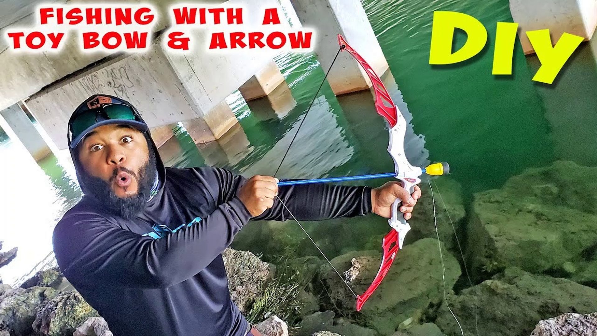DIY Toy BOW and ARROW Fishing Challenge! - video Dailymotion