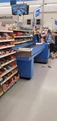 Women Fight Over Social Distancing in Walmart