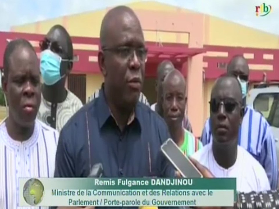 RTB / Visite du  Ministre de la tutelle sur les chantiers des médias de communication Rtb et Sidwaya