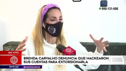 Brenda Carvalho denunció que hackearon sus redes sociales para extorsionarla | Primera Edición (HOY)